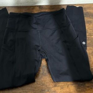Black Lululemon Align High-Rise Leggings